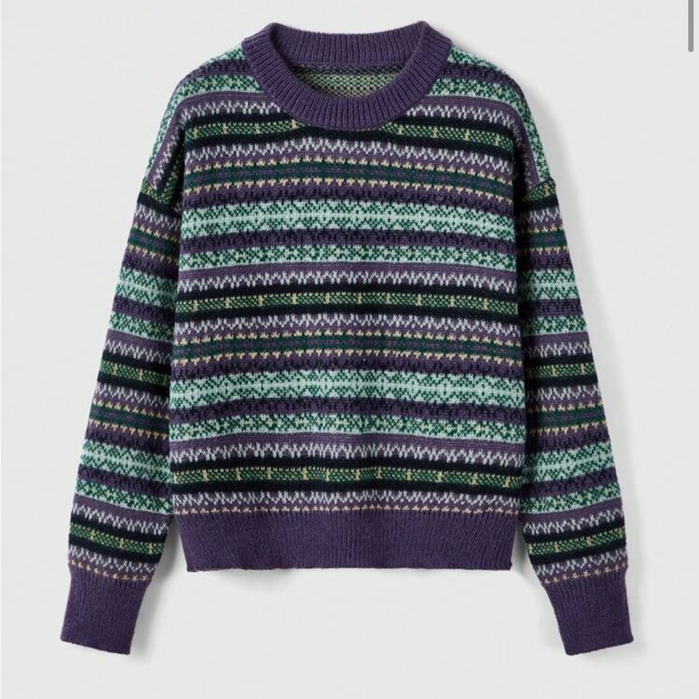 Winter Geo Pattern Sweater